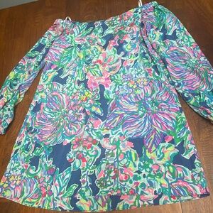 Lilly Pulitzer off the shoulder mini dress size xsmall